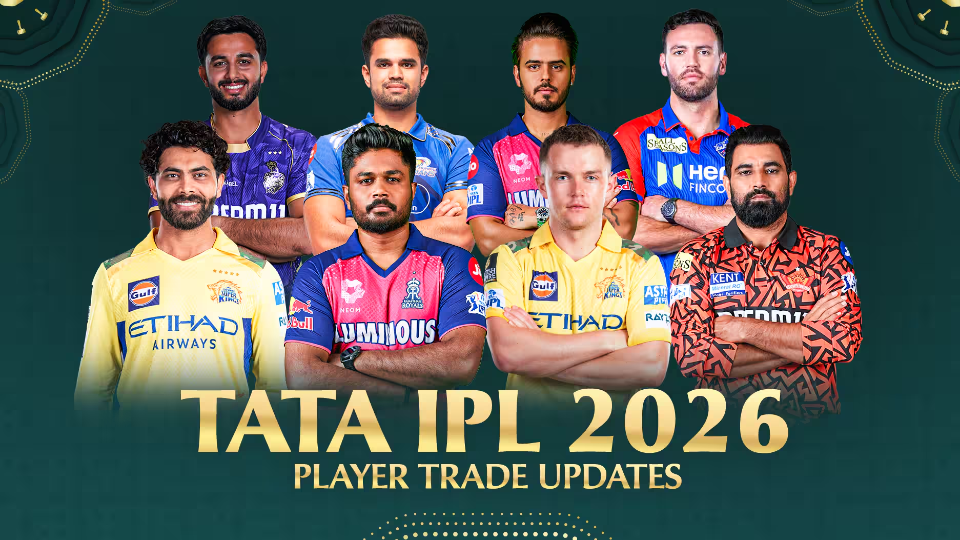 IPL 2026 all teams and captains - Bet on Gogorummy